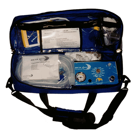 BetaVent ProBasic bag (open)